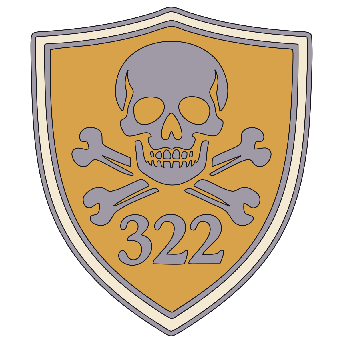 Skull and Crossbones with 322 preview