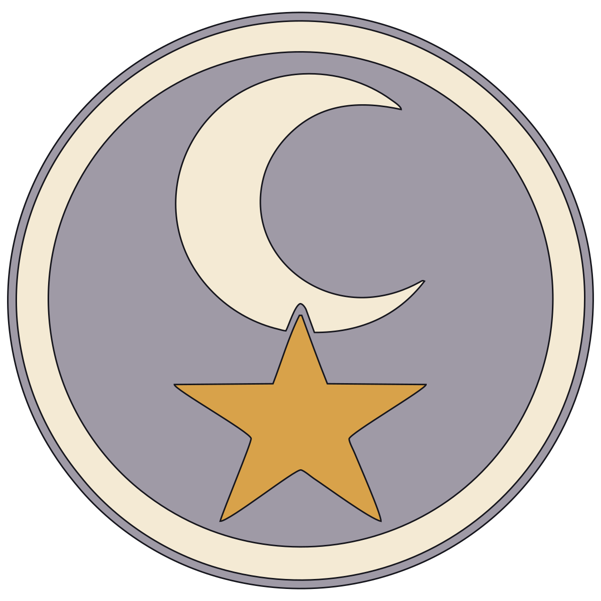 Moon Crest (Tsuki-mon / Tsuki-Boshi) — Documented Kamon Motif, Muromachi–Edo preview