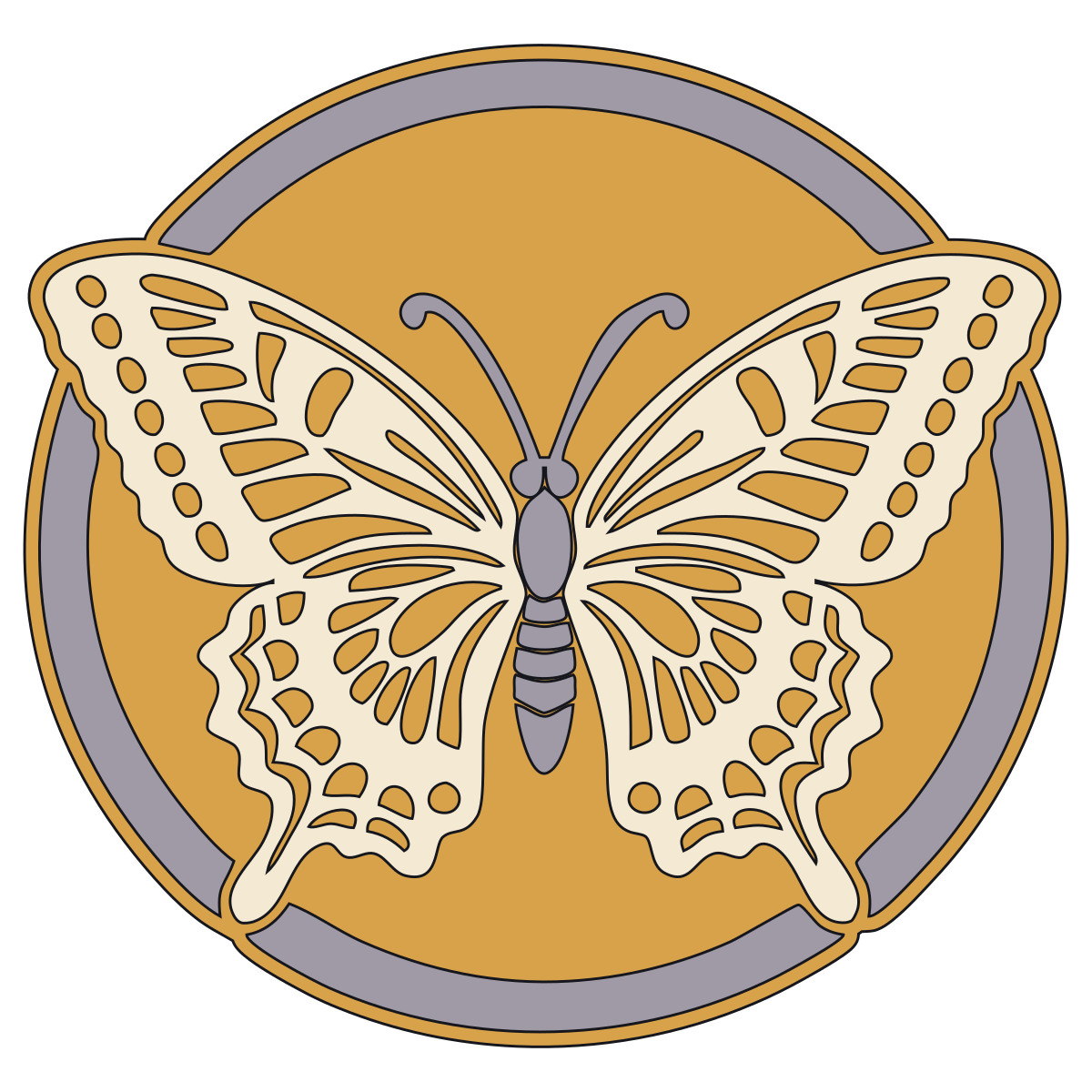 Swallowtail Butterfly Crest (Ageha-no-chō-mon / Ise Taira Seki) — Documented Kamon Motif, Muromachi–Edo preview