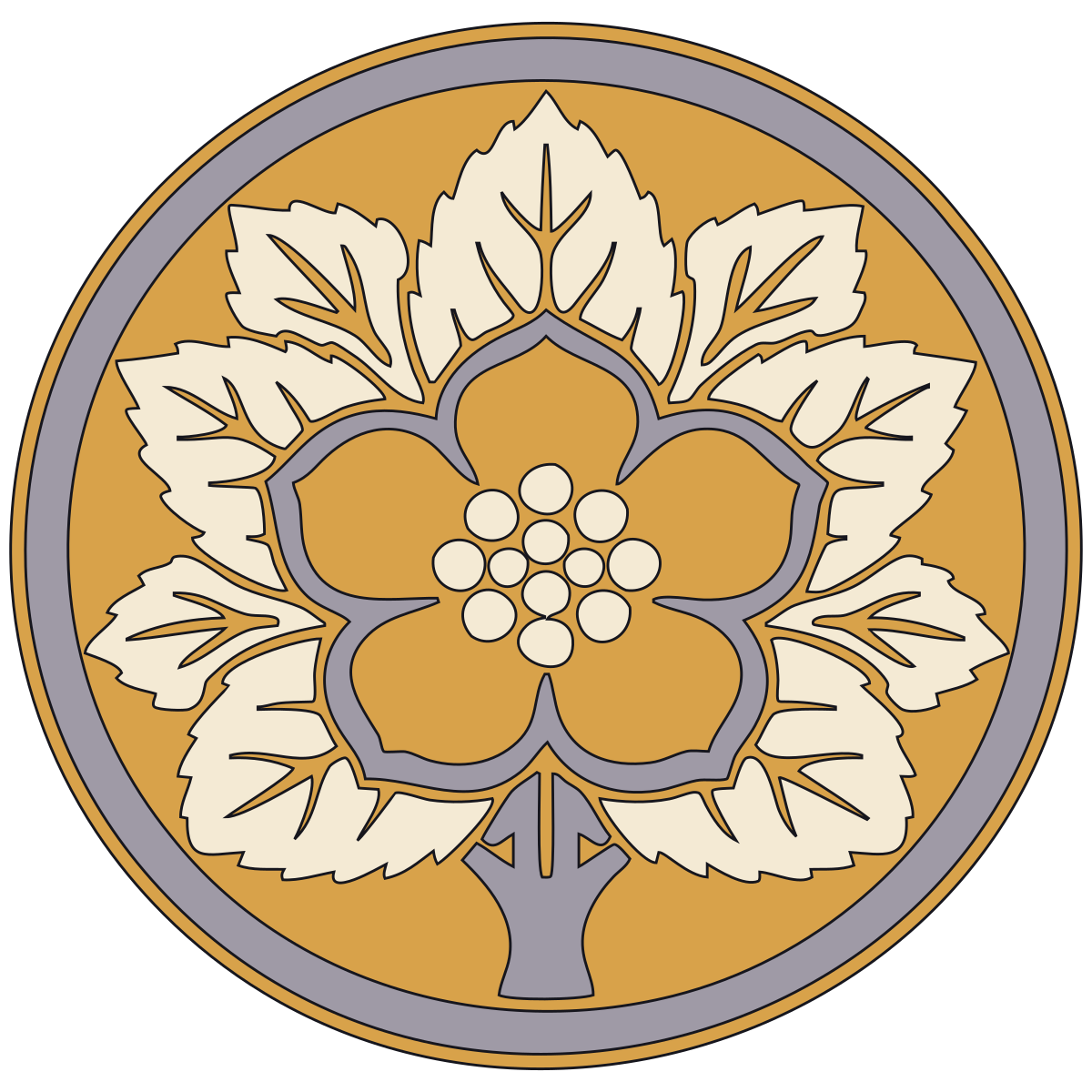 Tachibana Citrus Crest (Yakushiji Tachibana-mon) — Documented Kamon Motif, Muromachi–Edo preview