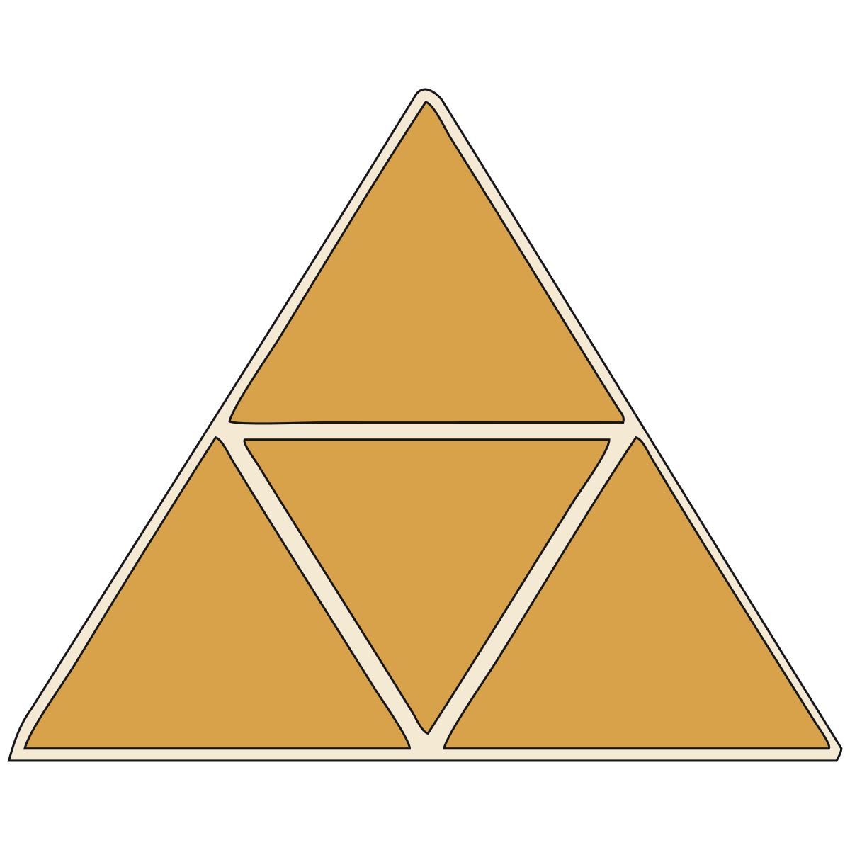 Three-Scale Crest (Mitsu-Uroko-mon / Hōjō 1272 Flag Type) — Documented Kamon Motif, Kamakura–Edo V2 preview