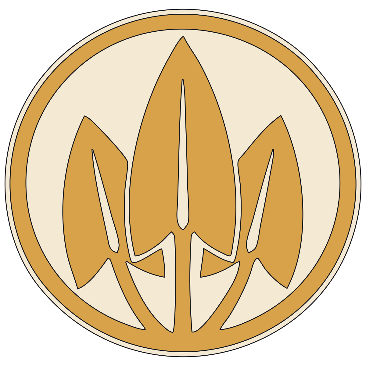 Upright Arrowhead-Plant Crest (Tachi-Omodaka-mon) — Documented Kamon Motif, Muromachi–Edo V2 preview