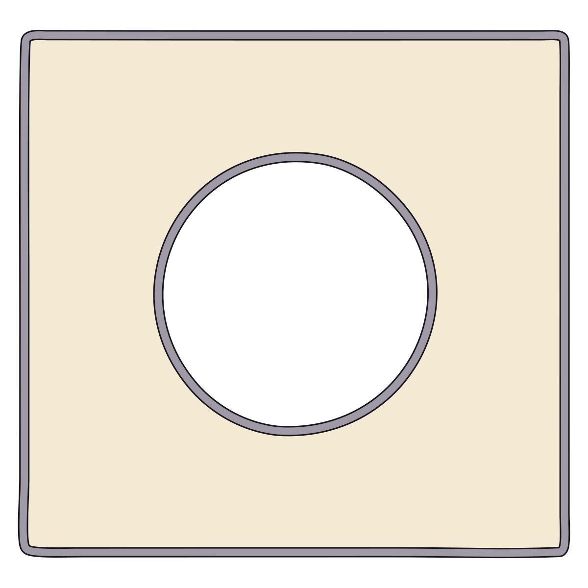 Washer Crest (Kuginuki-mon / Square-Pierced-Round) — Documented Kamon Motif, Muromachi–Edo preview