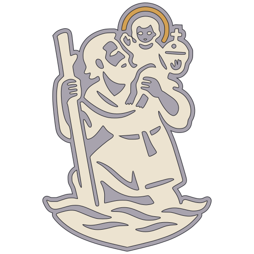 Saint Christopher Badge V3 preview
