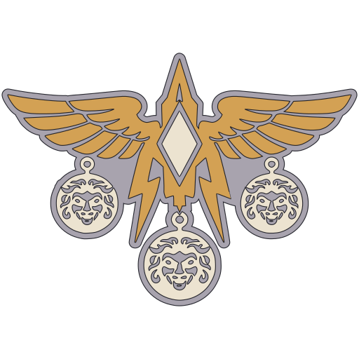 Winged Thunderbolt Pendant preview